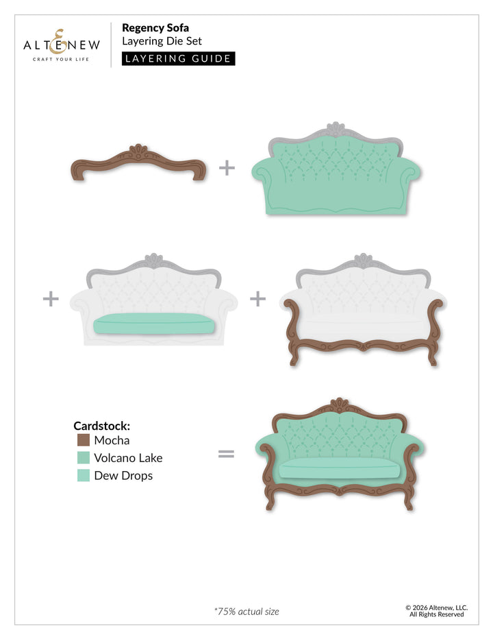 Dies Regency Sofa Layering Die Set