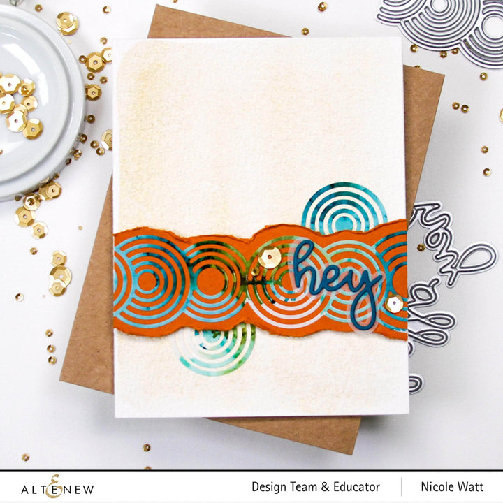 Dies Rippling Rings Border Die