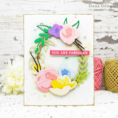 Dies Rose Flurries 3D Die Set
