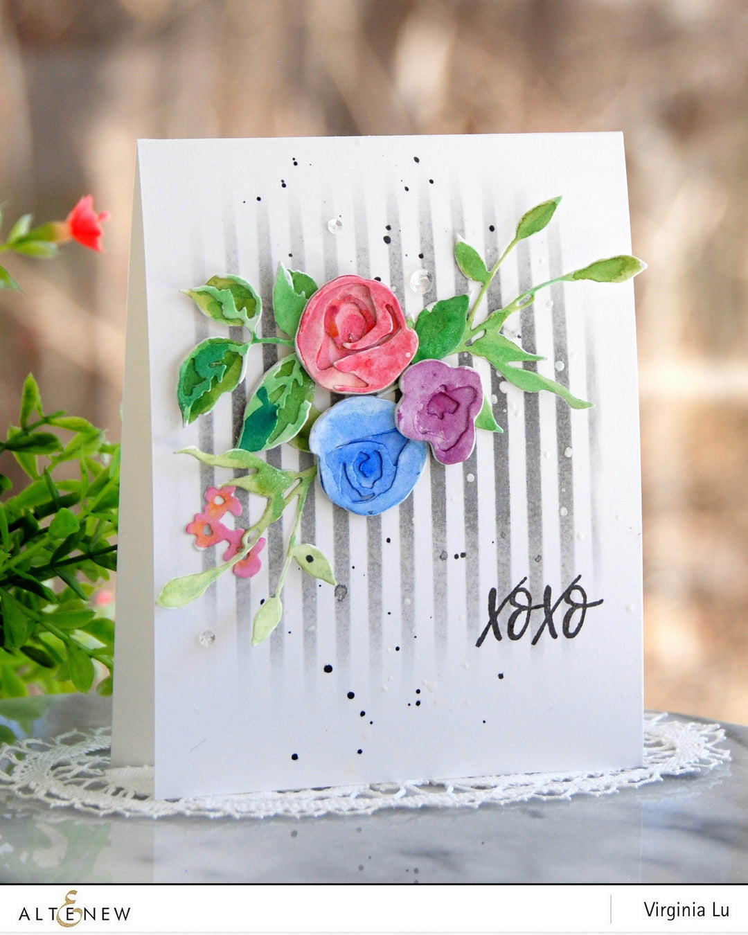 Dies Rose Flurries 3D Die Set