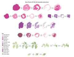 Dies Rose Flurries 3D Die Set
