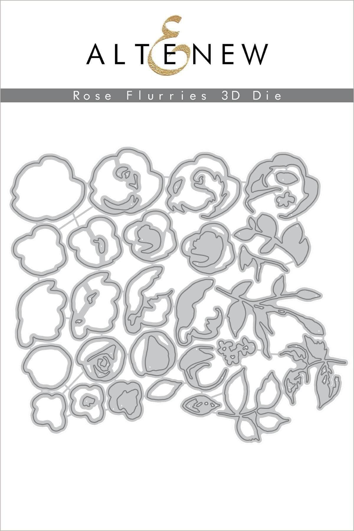 Dies Rose Flurries 3D Die Set