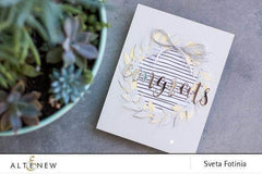 Dies Script Words Die Set