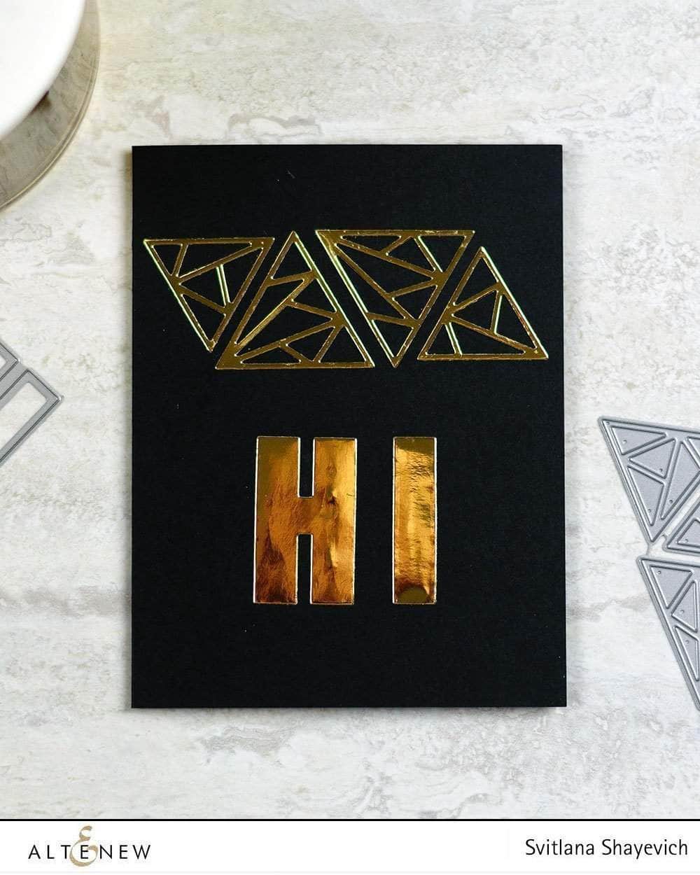 Dies Shattered Triangle Die Set