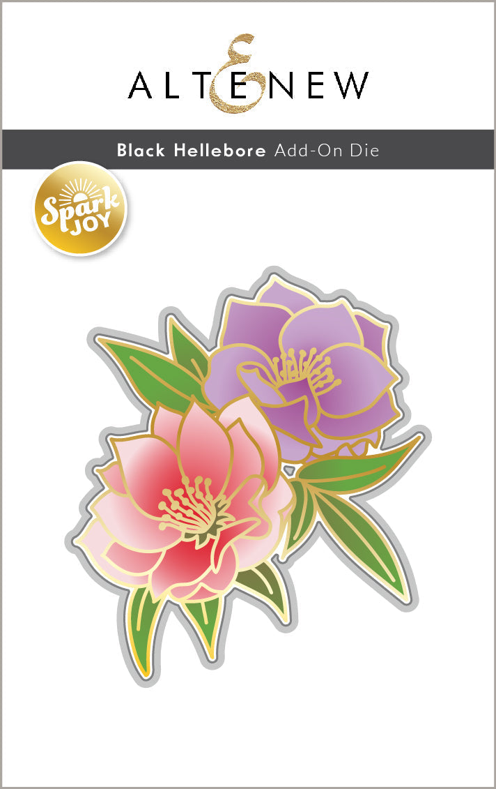 Dies Spark Joy: Black Hellebore Add-On Die Set