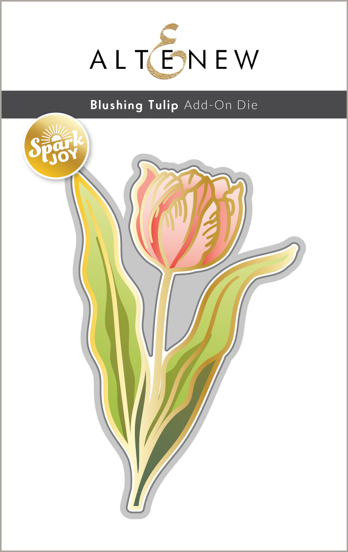 Dies Spark Joy: Blushing Tulip Add-On Die