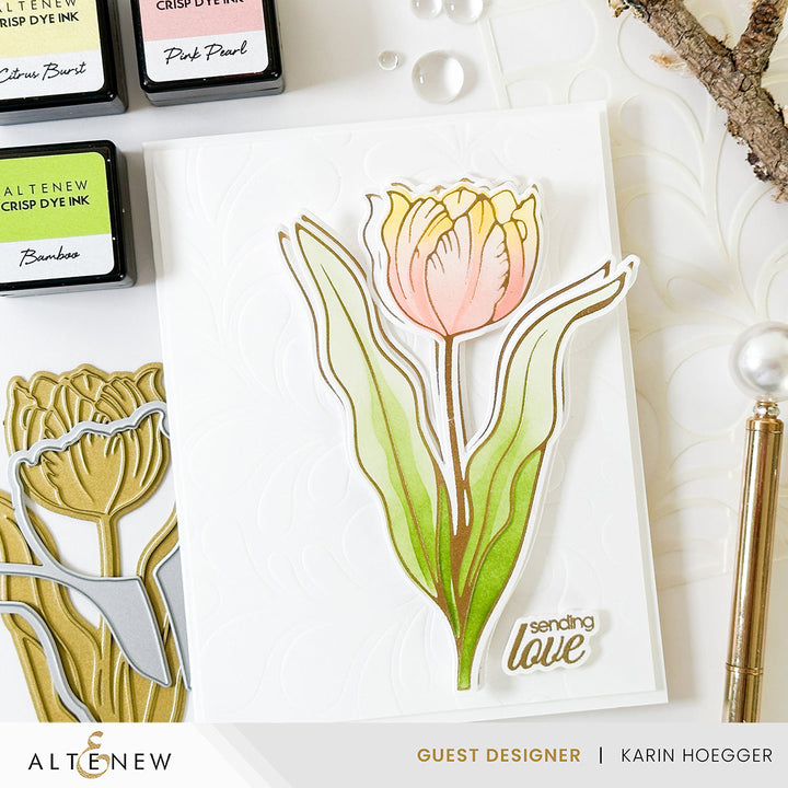Dies Spark Joy: Blushing Tulip Add-On Die
