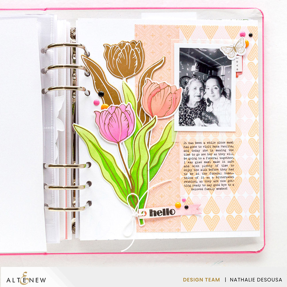 Dies Spark Joy: Blushing Tulip Add-On Die