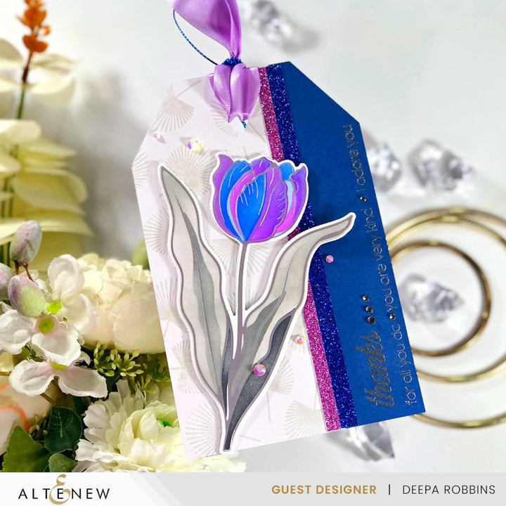 Dies Spark Joy: Blushing Tulip Add-On Die