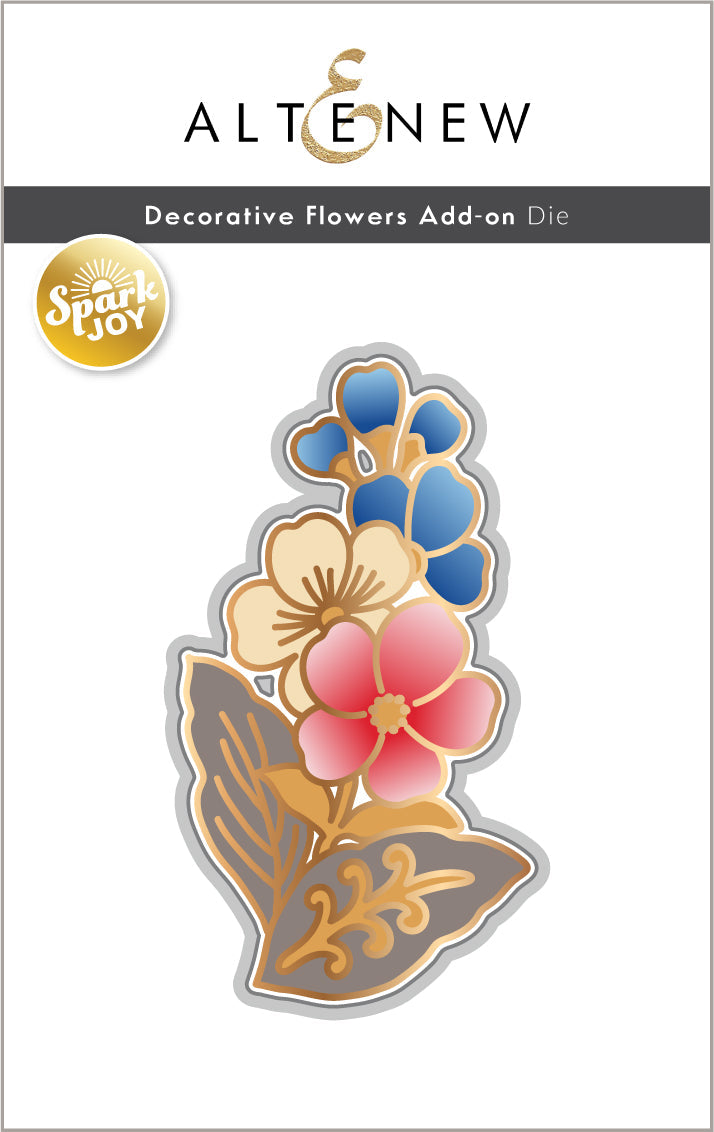 Dies Spark Joy: Decorative Flowers Add-on Die
