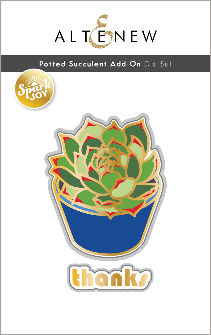 Dies Spark Joy: Potted Succulent Add-On Die Set