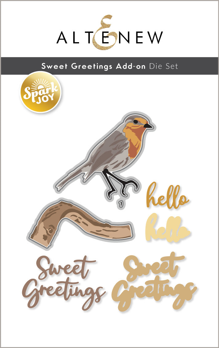Dies Spark Joy: Sweet Greetings Add-On Die Set