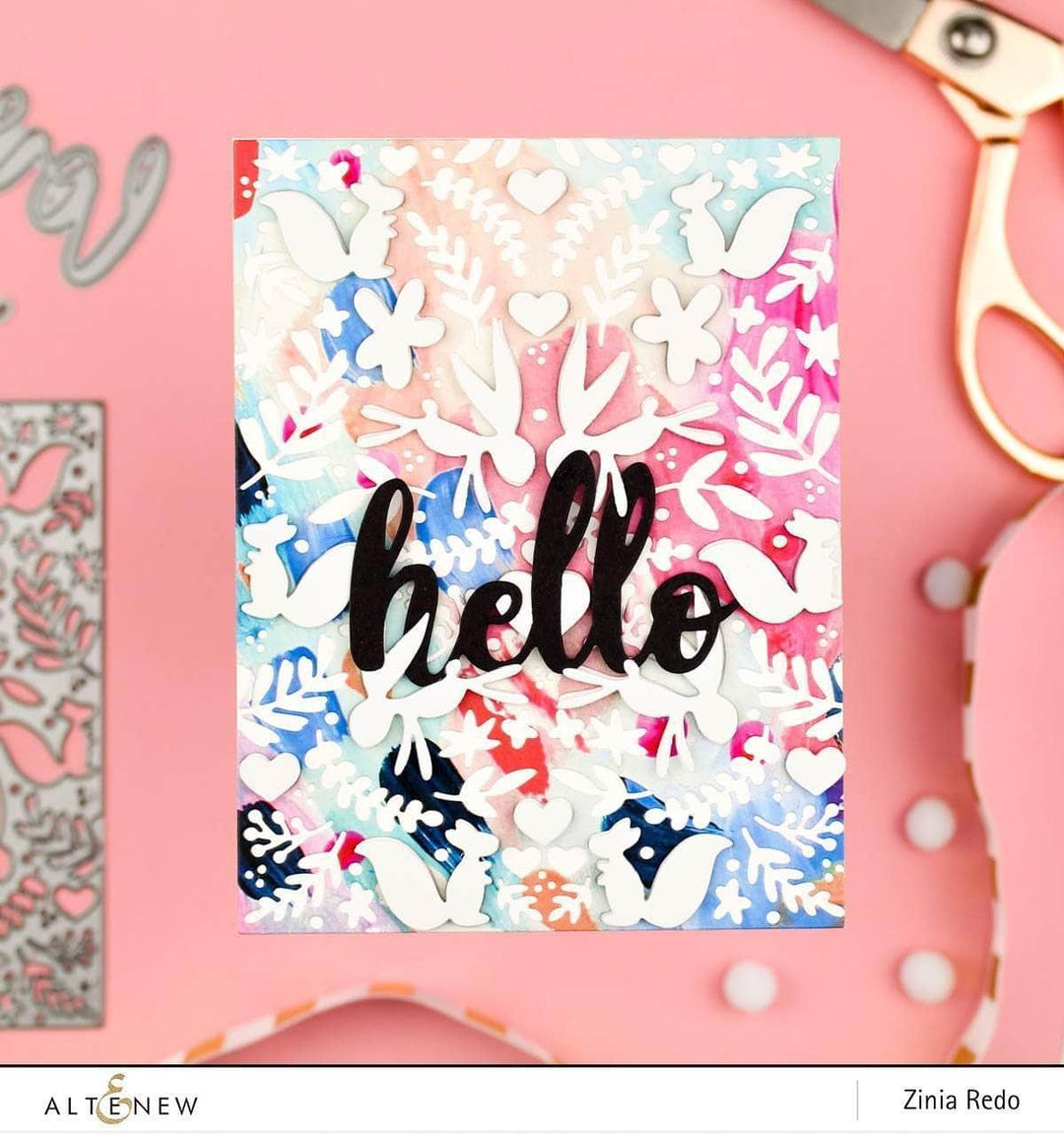 Dies Spring Meadow Cover Die