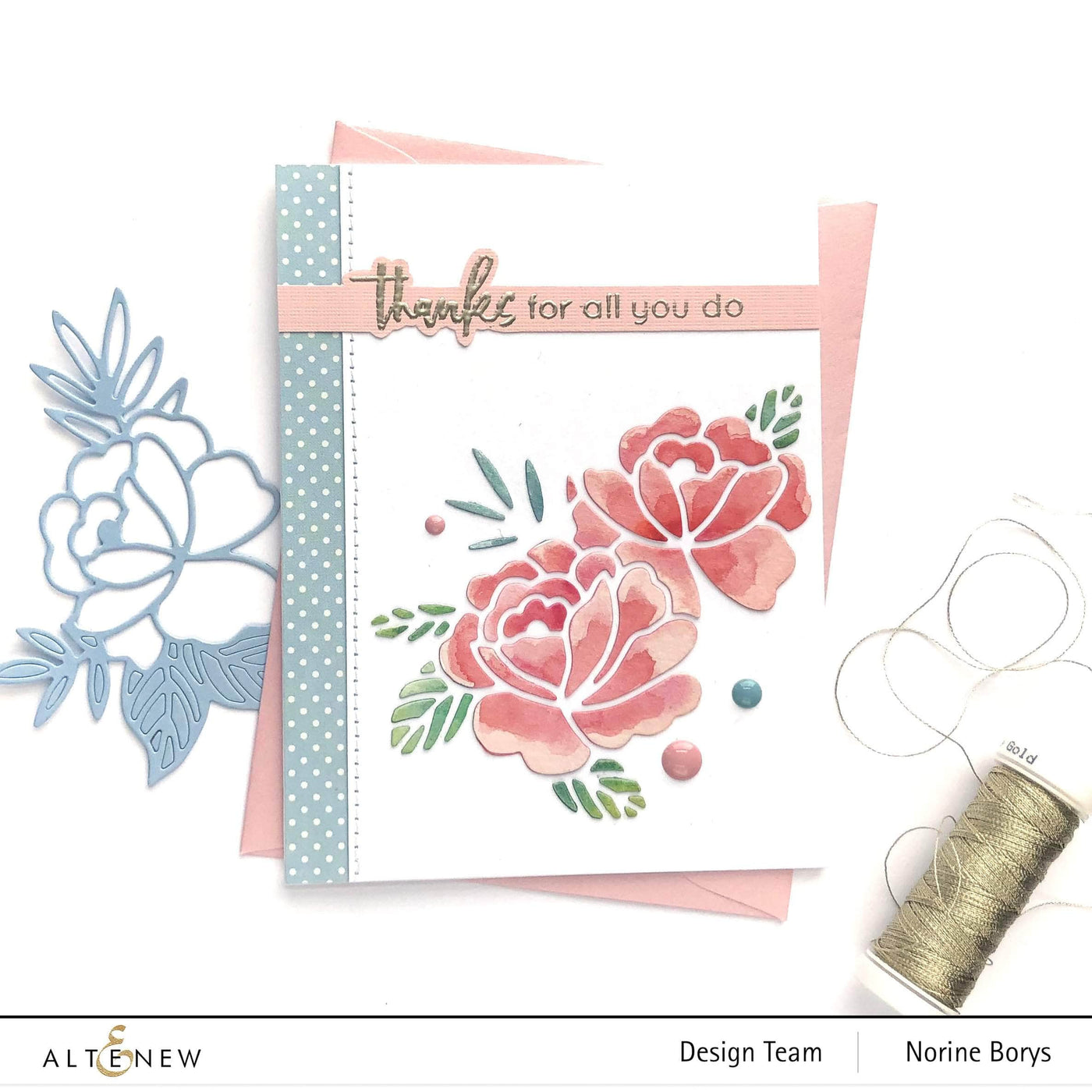 Dies Spring Roses Die Set