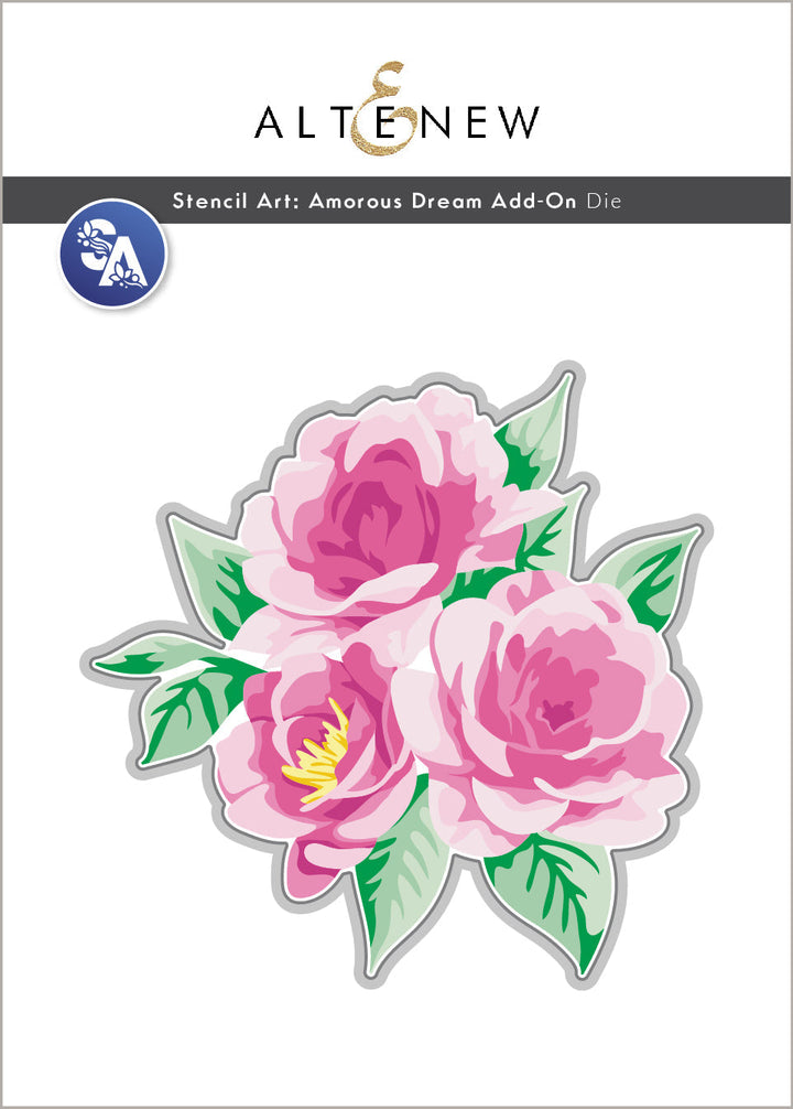 Dies Stencil Art: Amorous Dream Add-On Die