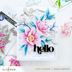 Dies Stencil Art: Charming Delight Add-on Die Set