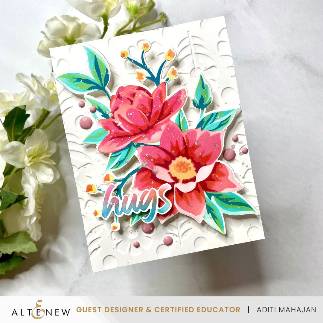 Dies Stencil Art: Charming Delight Add-on Die Set