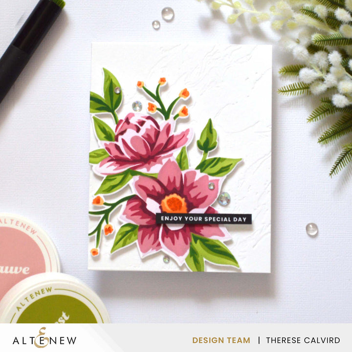 Dies Stencil Art: Charming Delight Add-on Die Set