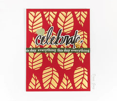 Dies Striped Leaf Cover Die