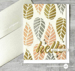 Dies Striped Leaf Cover Die