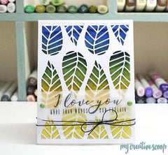 Dies Striped Leaf Cover Die