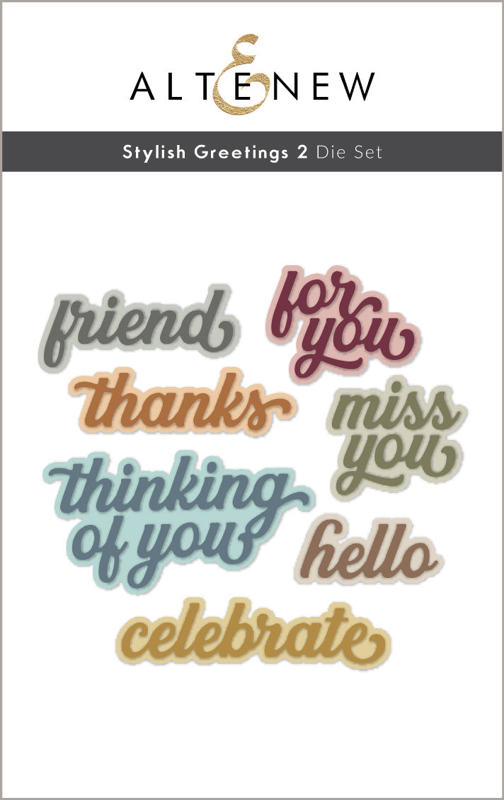 Dies Stylish Greetings 2 Die Set