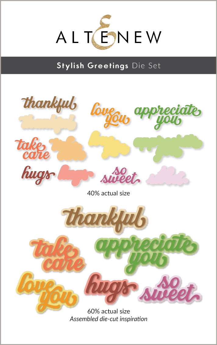 Dies Stylish Greetings Die Set
