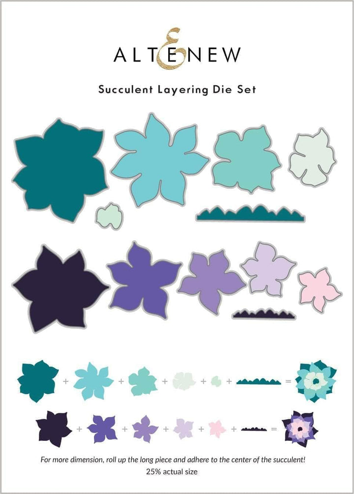 Dies Succulent Layering Die Set
