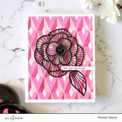 Dies Super Striped Floral Die Set