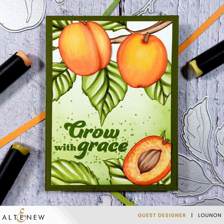 Dies Sweet Apricots Layering Die Set