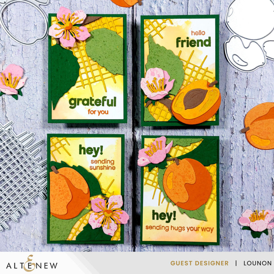 Dies Sweet Apricots Layering Die Set