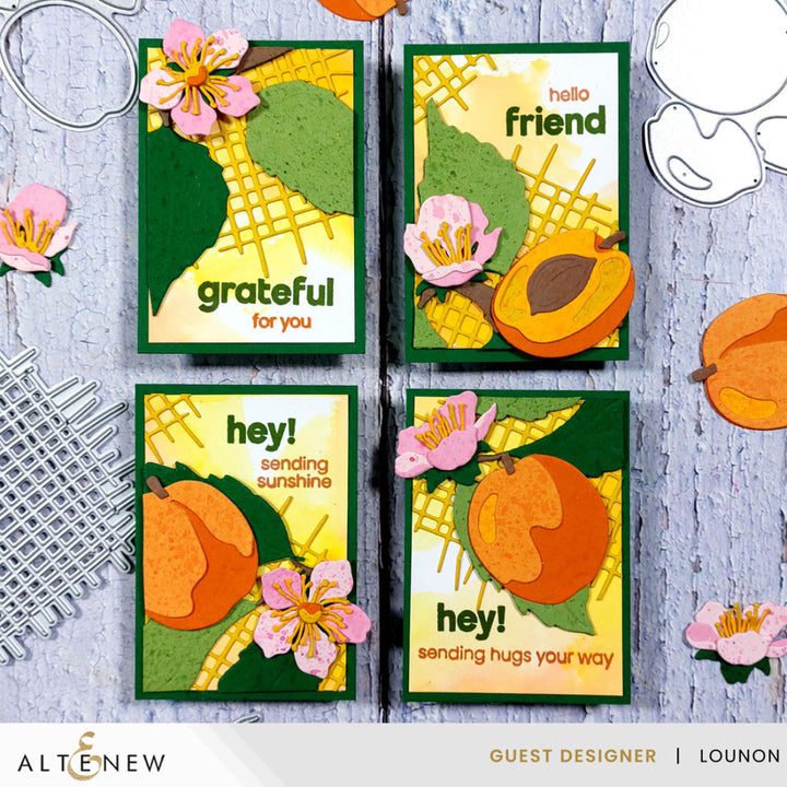 Dies Sweet Apricots Layering Die Set