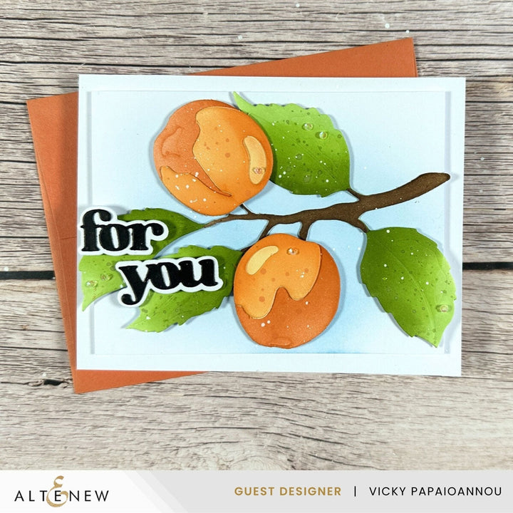 Dies Sweet Apricots Layering Die Set
