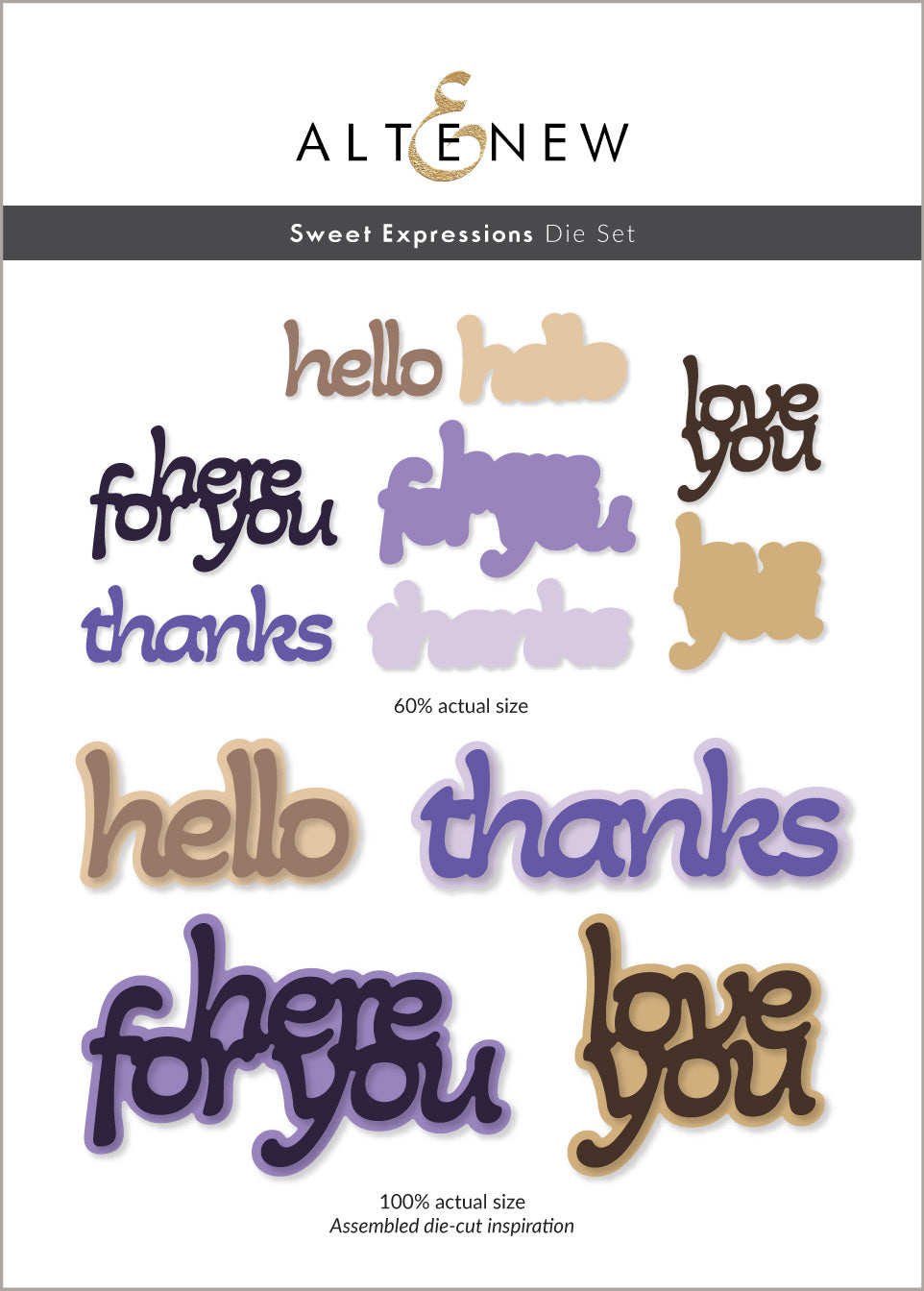 Dies Sweet Expressions Die Set