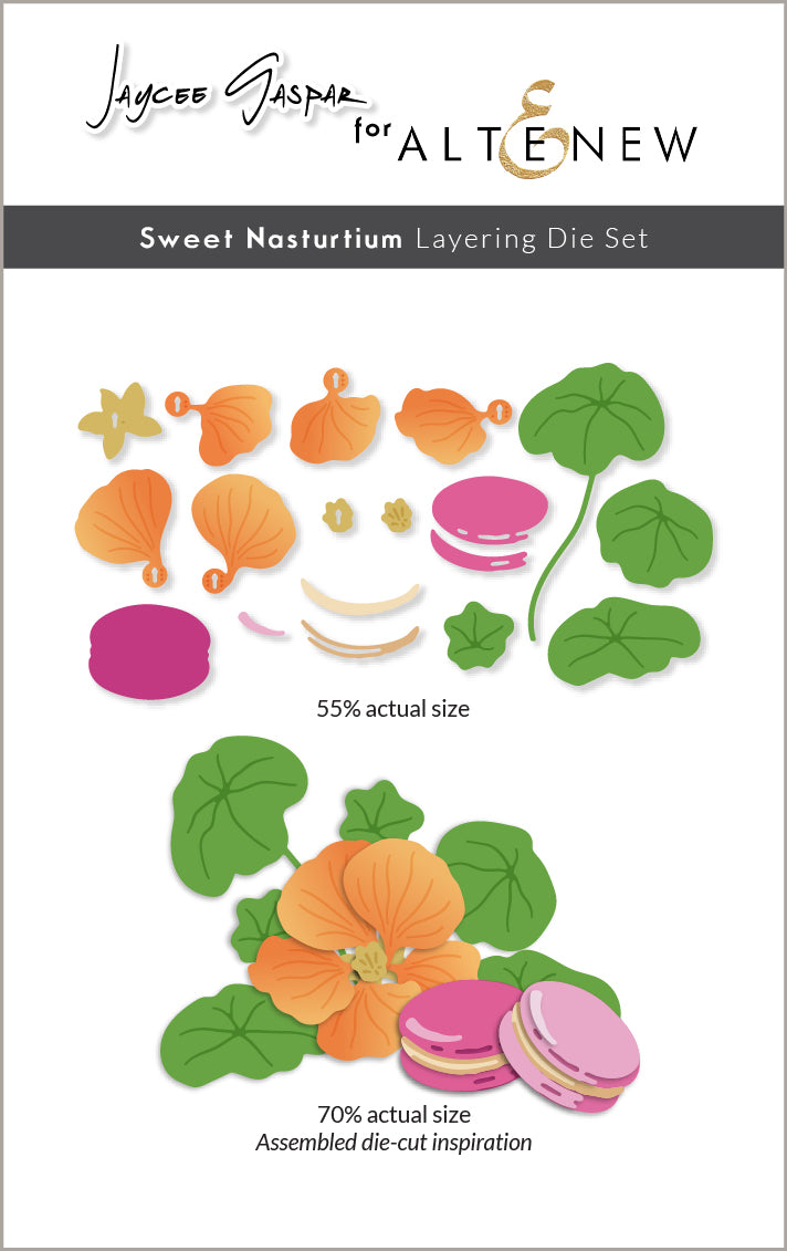 Dies Sweet Nasturtium Layering Die Set