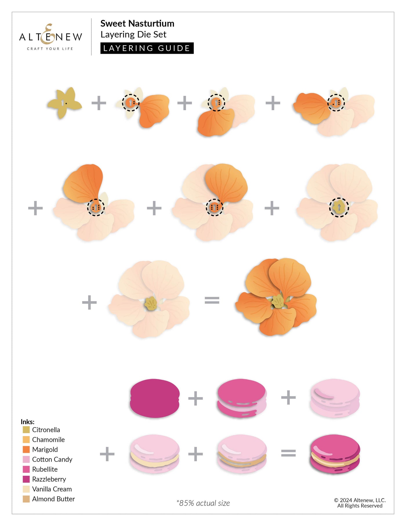 Dies Sweet Nasturtium Layering Die Set