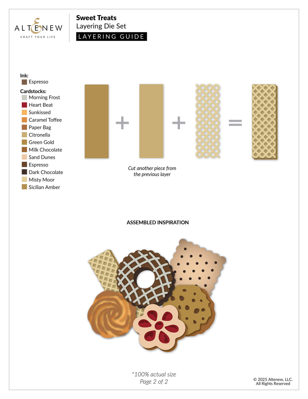 Dies Sweet Treats Layering Die Set