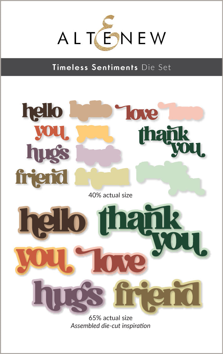 Dies Timeless Sentiments Die Set