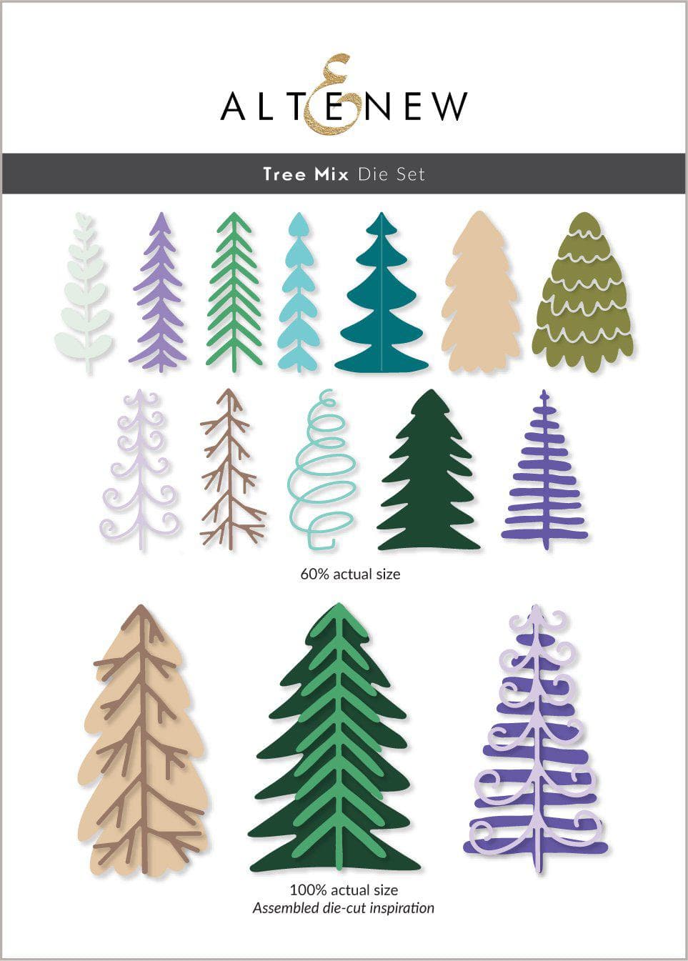 Dies Tree Mix Die Set