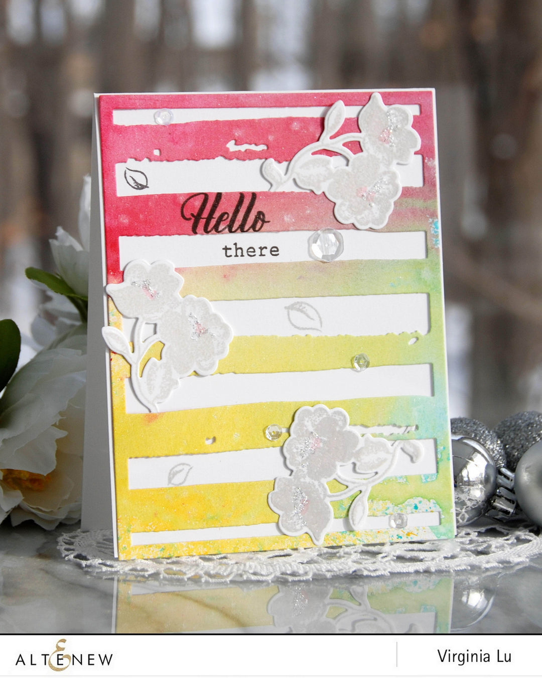 Dies Watercolor Stripes Cover Die