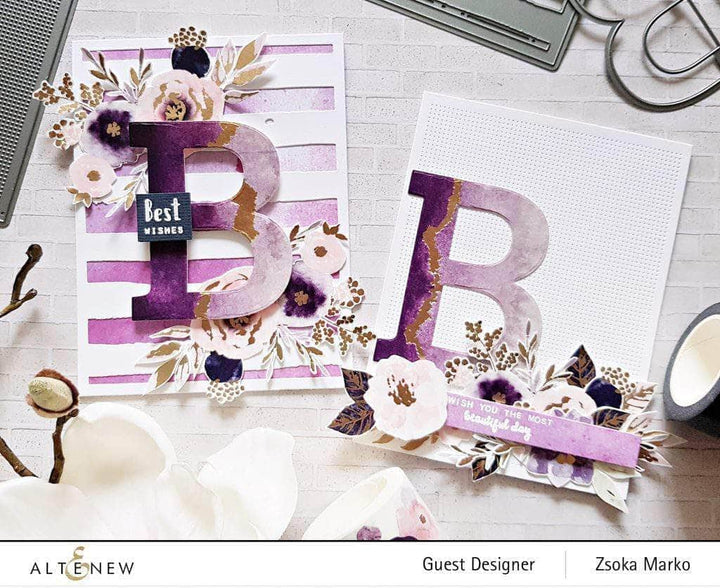 Dies Watercolor Stripes Cover Die