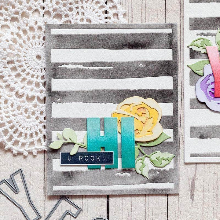 Dies Watercolor Stripes Cover Die