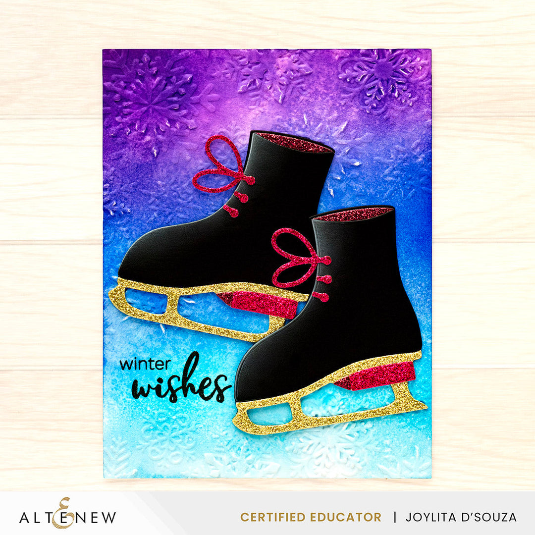 Dies Winter Ice Skate Die Set