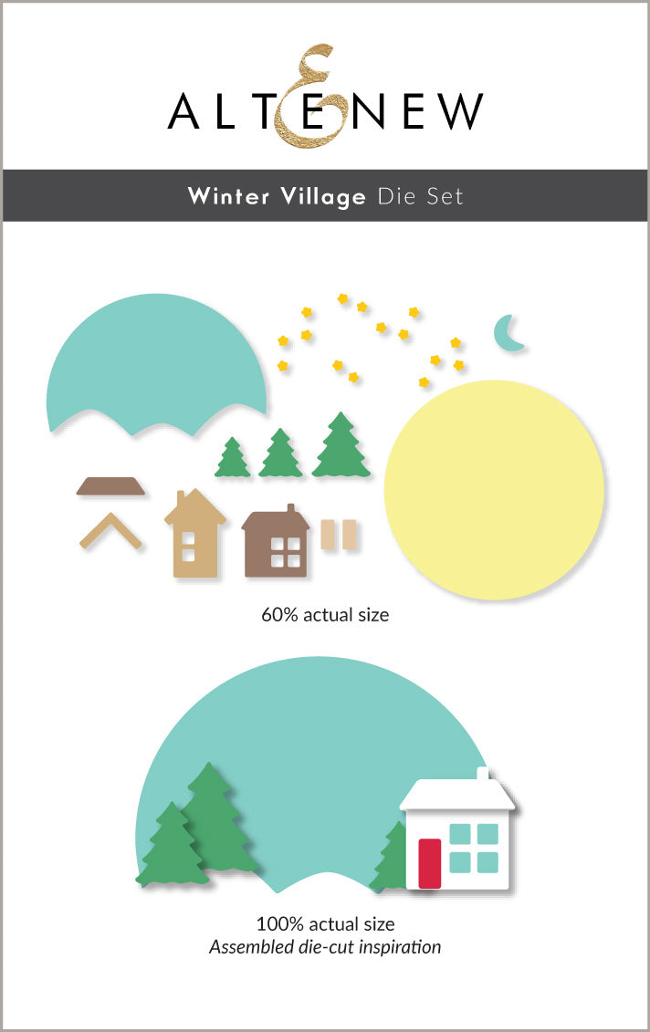Dies Winter Village Die Set