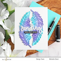 Dies Wispy Feathers Layered Die Set