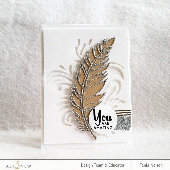 Dies Wispy Feathers Layered Die Set