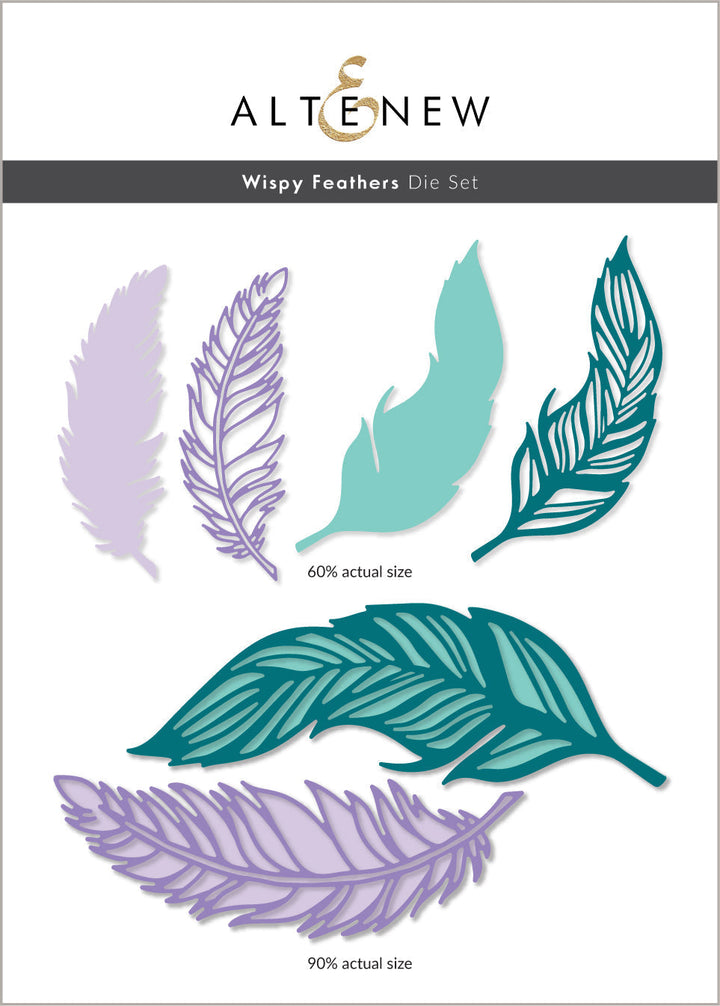 Dies Wispy Feathers Layered Die Set