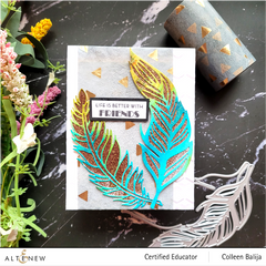 Dies Wispy Feathers Layered Die Set
