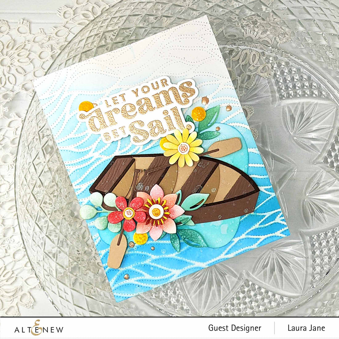 Dies Wooden Rowboat Die Set