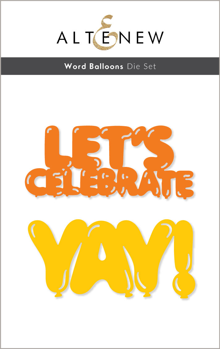 Dies Word Balloons Die Set